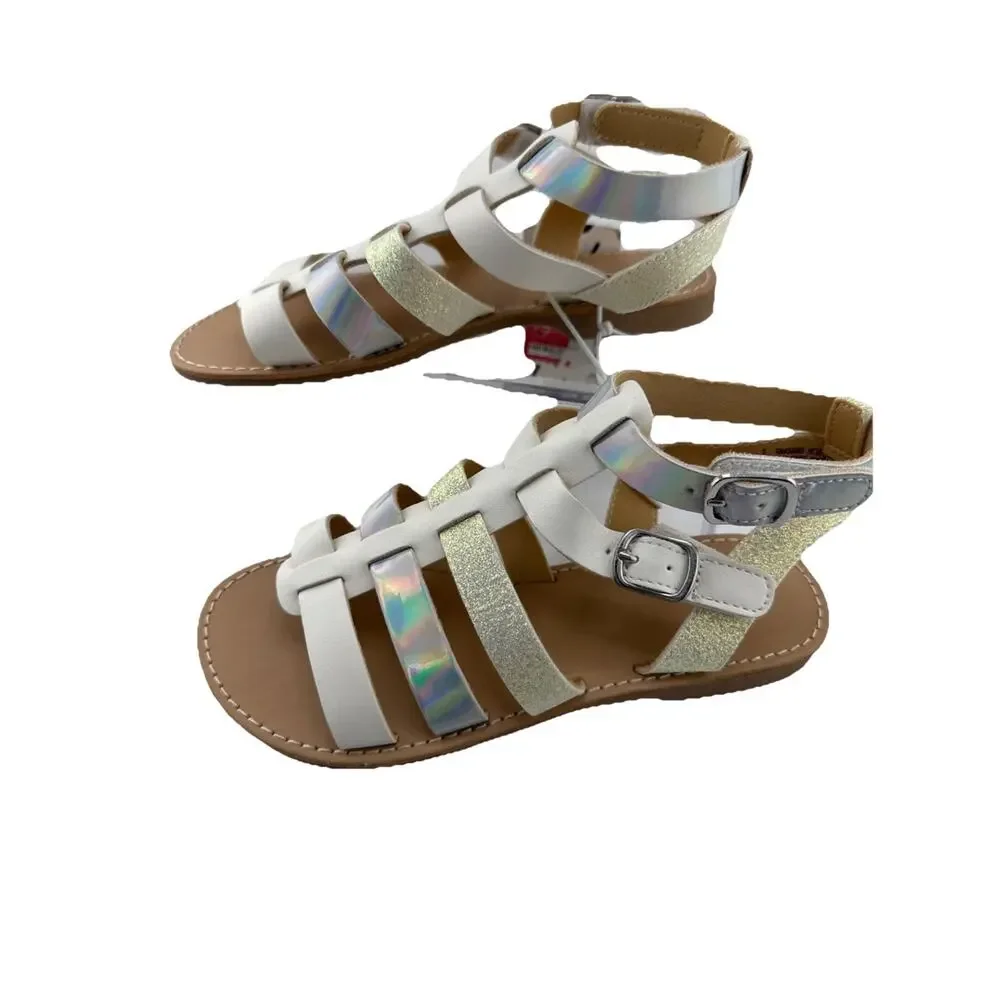 Harper‎ Canyon Kids Girls Haven Footbed Sandals In Tie Die Size 1 NWT
